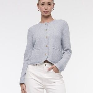 Abercrombie & Fitch Soft Grey Cardigan